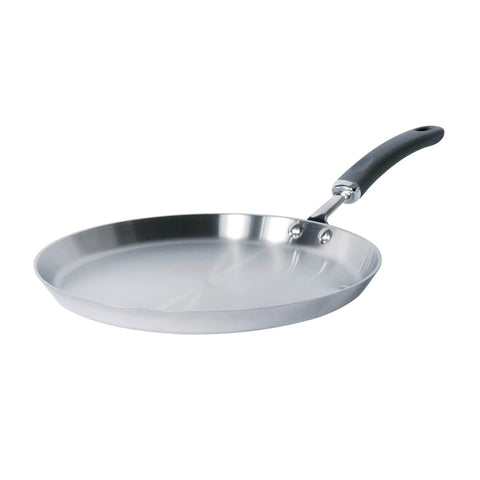 Meyer Trivantage Nickel Free Stainless Steel Triply Cookware Flat Tawa with Induction Base, 28cm