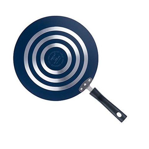 Vinod Zest Aluminium Stick Free Flat Multi Tawa 30 cm | 4mm Extra Thick Chapati & Roti Tawa | Triple Layer Ceramic Coating | Bakelite Handle | Gas Stove Compatible |1 Year Warranty