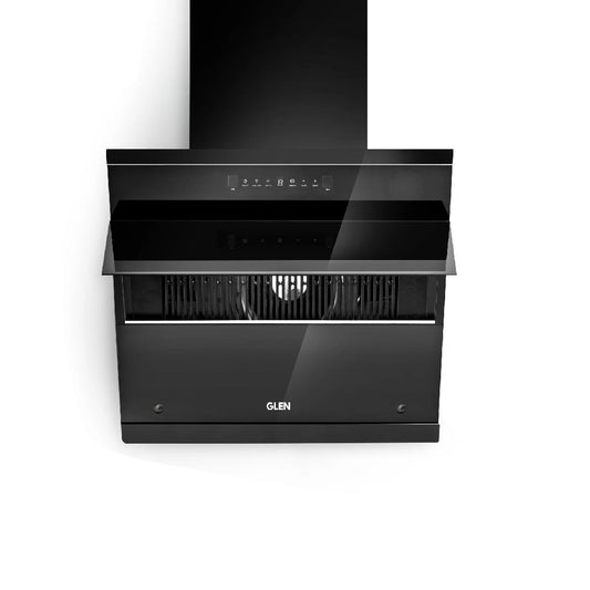 Glen Chimney Auto Clean Vertical Glass Chimney for Kitchen Filter-less with Heat Sensor, BLDC Motor 1600 m³/h - 60cm (CH 6073 HSR DC AC)