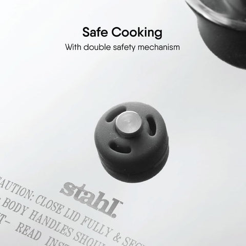 Stahl Xpress Triply Pressure Cooker Combo 2.5 Liters Broad & 3 Liters Tall | Stainless Steel Outer Lid Induction and Gas Stove Compatible | 5 Years Warranty