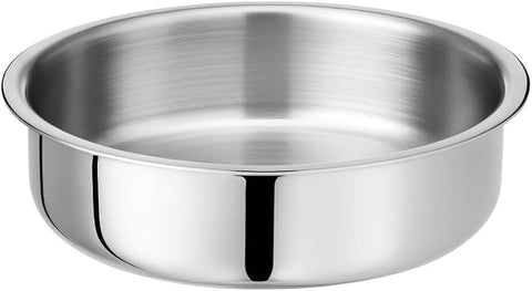 Solitaire 10273 Triply Langdi 28cm with Lid - Induction Base, Silver