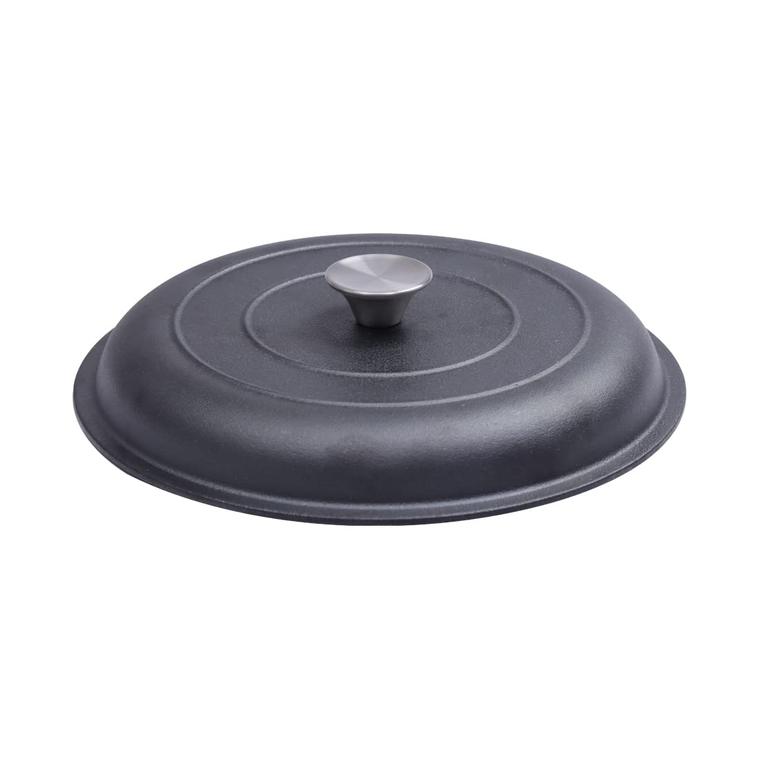 Wonderchef Forza 30cm Cast-Iron Kadhai Lid | Pre-Seasoned & Healthy