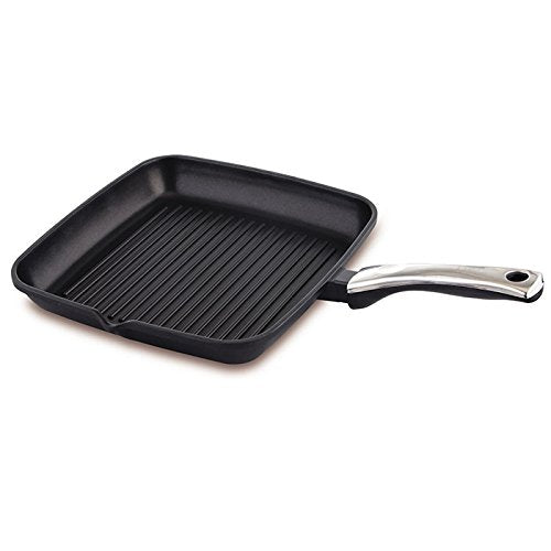 Prestige Die Cast Plus Grill Pan, 24 cm, Black (Aluminium)