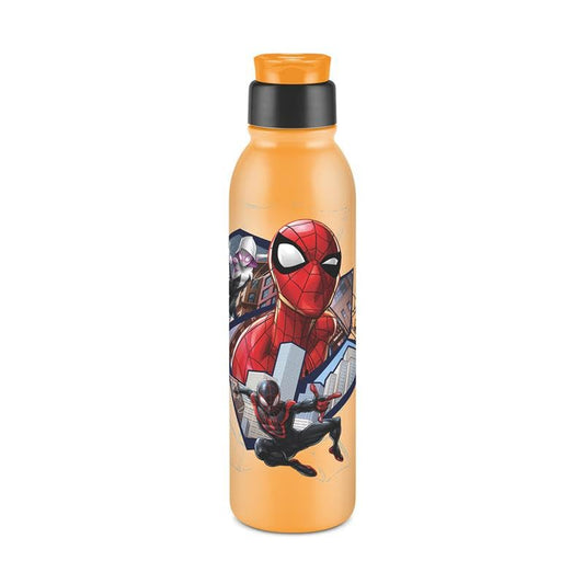 MILTON Marvel Caper 1000 Stainless Steel Water Bottle 870 ml, Single Walled, ISI Certified I Leak Proof Lid, Rust Proof I For School, Office, Gym I Yellow