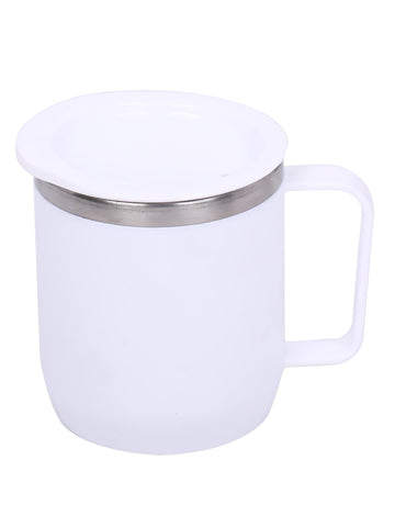 Jaypee Plus KOFE Insulated Cofee Mug Unbreakable Insulated Stainless Steel Tea Cup, Coffee Mug Milk Mug White 300 ml