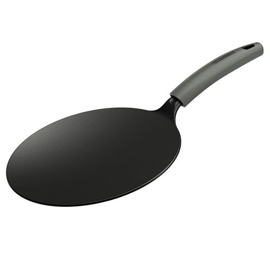 TRAMONTINA TITANEX 26cm Pre-Seasoned Cast Iron Concave Tawa | Tawa for Roti, Phulka, Paratha | Gas/Induction Compatible Cookware | Non-Slip Grip | Superior Heat Retention | Life-Time Warranty