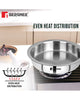 Stainless Steel Lagdi with SS Lid, 26cm - Heavy Gauge Induction Base