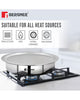 Stainless Steel Lagdi with SS Lid, 26cm - Heavy Gauge Induction Base