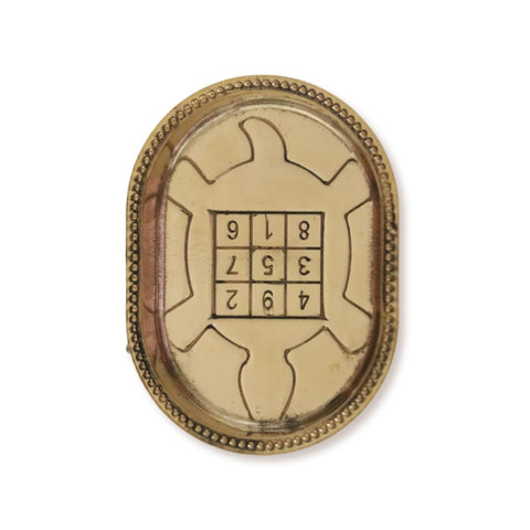 Agromech Brass Kachua Tortoise on Plate no.4
