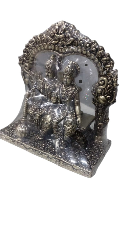 3D Brass Vishnu Laxmi Sitting Status
