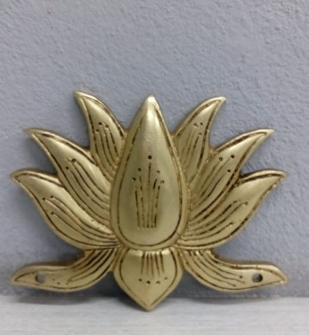 Brass Lotus Wall Hanging for Wall Door, Lotus Flower for Decoration