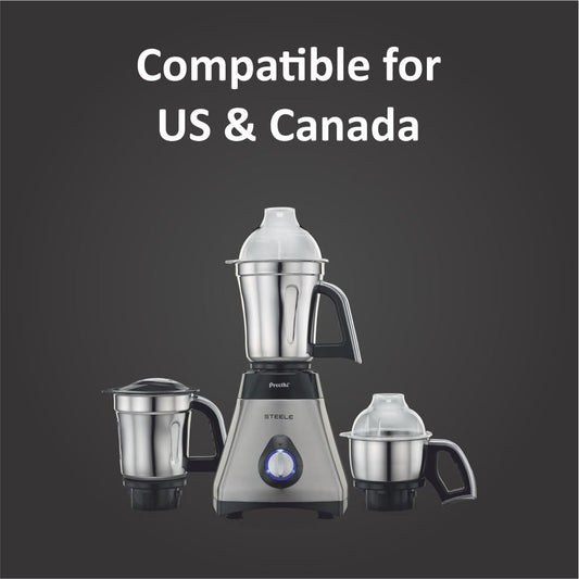 Preethi Steele 110V Mixer Grinder for Kitchen |