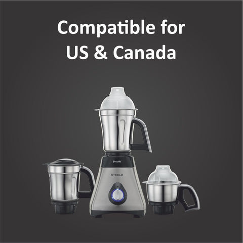 Preethi Steele 110V Mixer Grinder for Kitchen |
