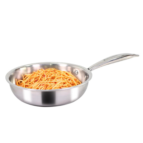 Wonderchef Nigella 20 cm Tri-ply Stainless Steel Fry Pan – 1.1 L