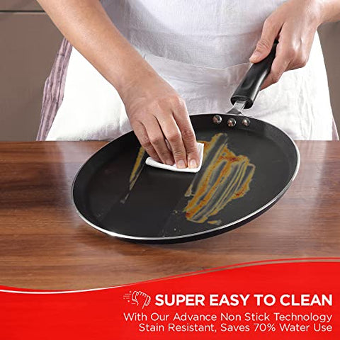 Vinod Zest 28cm Non Stick Dosa Tawa | 5mm Thick Ceramic Coating