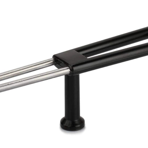 Prestige Hard Anodised Cookware Tadka Pan | Black | 13cm | | Perma Cool Bakelite Handle | in-Built Stand | Metal Spoon Friendly