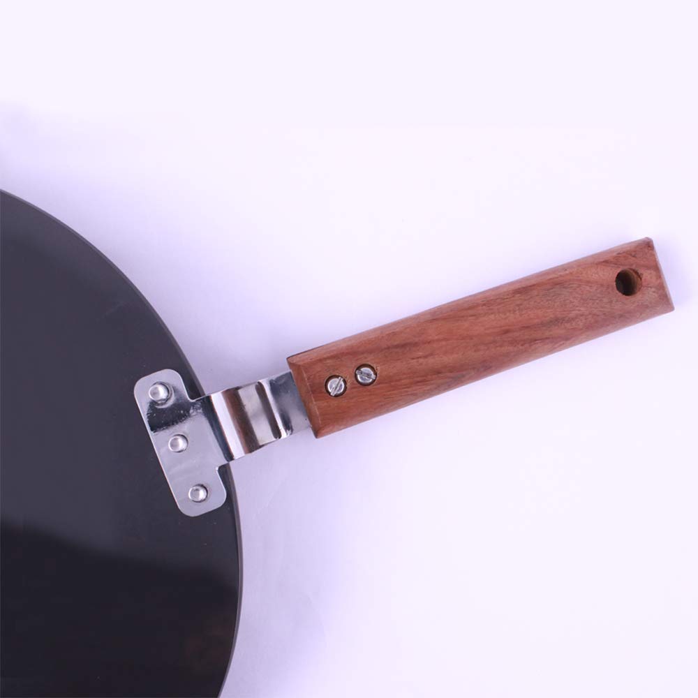 Wonderchef Ebony 25cm Roti Tawa | Hard-Anodized Aluminium, Non-Stick