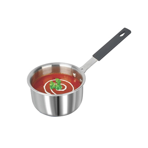 SignoraWare Artista Tri-Ply Stainless Steel Mini Saucepan 10cm | Microwave Safe | Save Energy & Time | Easy to Clean | Heating Milk & Coffee | Ideal for Small batch of Pasta, Noodles & Oats (500ml)