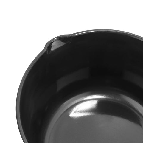 Vinod Black Pearl Hard Anodised American Non Stick Saucepan - 1 Litre, 14cm | 3.25mm Thickness | Metal Spoon Friendly | Easy to Pour | 2 Year Warranty | Toxin Free - Black