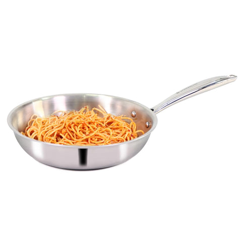Wonderchef Nigella 24 cm Tri-ply Stainless Steel Fry Pan – 2 L