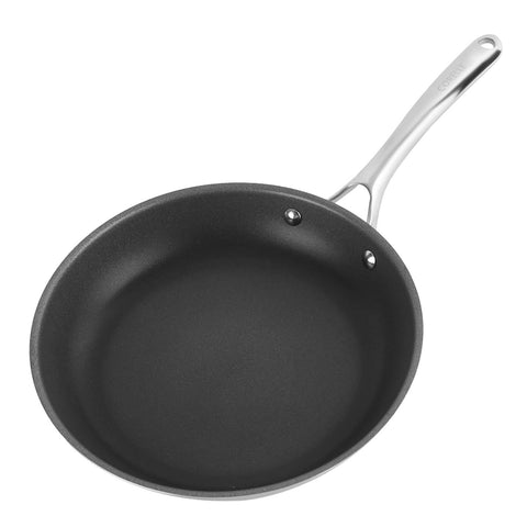 CORELLE Duranano Fry Pan 28Cm, Non Stick Aluminum Pan, PFOA Free with Sturdy Handles & No Chemical Coating, Compatible with Gas & Induction