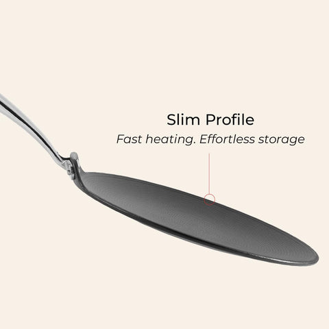 Vinod Ferona 26 cm Lightweight Cast Iron Tawa | Gas & Induction