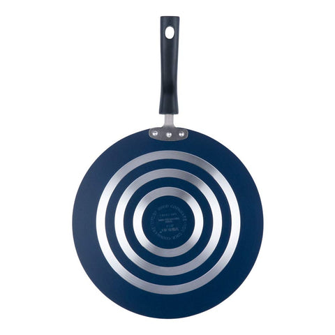 Vinod Zest Aluminium Stick Free Flat Multi Tawa 30 cm | 4mm Extra Thick Chapati & Roti Tawa | Triple Layer Ceramic Coating | Bakelite Handle | Gas Stove Compatible |1 Year Warranty