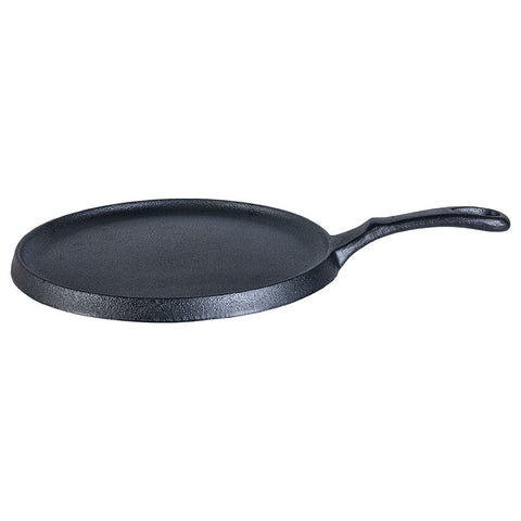 Wonderchef Forza Cast-Iron 25 cm Dosa Tawa Pan | Pre-Seasoned Cookware | Induction Friendly | 3.8 mm| with Lifetime Exchange Warranty