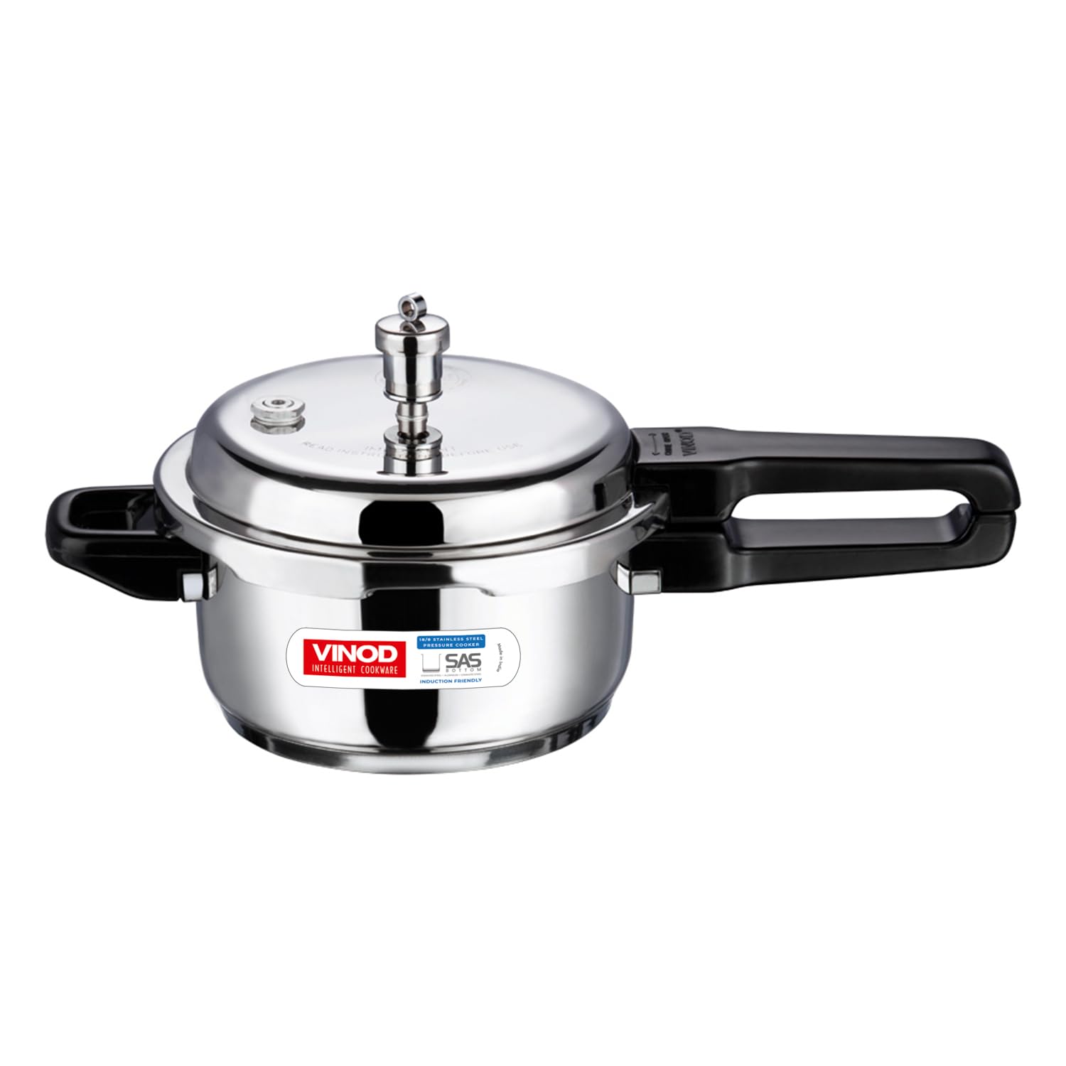 Vinod 2L Stainless Steel Cooker | Sandwich Bottom, Induction