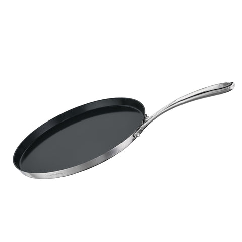 TRAMONTINA Fusao Triply Ceramic-Reinforced Dosa Tawa 30cm | 4mm Thickness Heavy-Gauge Build | Long-Lasting Performance | Perfect for Dosa, Uttapam, Roti & Paratha | All Cooktop Compatible.