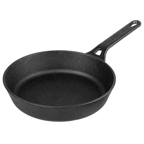 Vinod 22cm Cast Iron Frypan LCIFP22 - Pre-Seasoned Induction Pan