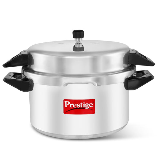 Prestige Popular Aluminium Outer Lid Pressure Cooker, 16 Litres, Silver, 16 Liter