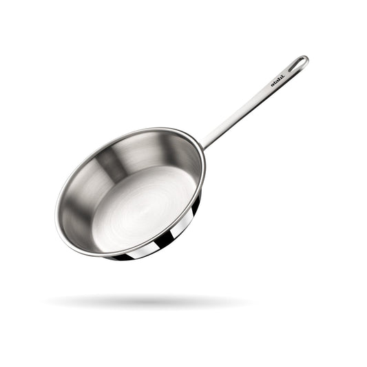 Stahl Artisan Triply Stainless Steel Mikro Frypan, Mini Frying Pan, 1 Omelette Pan, Induction & Gas Stove Compatible, 240 ml, 12 cm