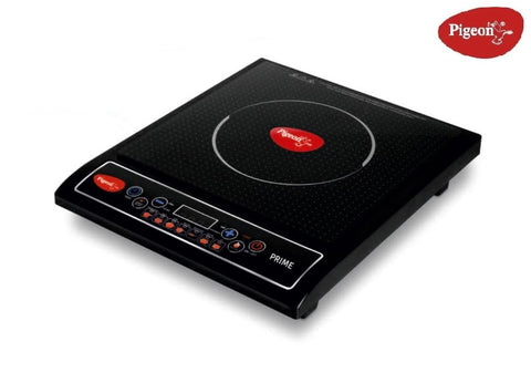Pigeon Prime 15794 Induction Cooktop (Black, Push Button)