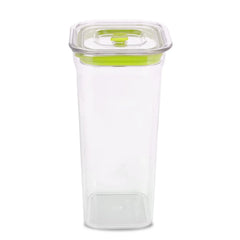 Fabio Unbreakable airtight Transparent Plastic Storage Container, Food-Grade, Bpa-Free, Square,1500ML