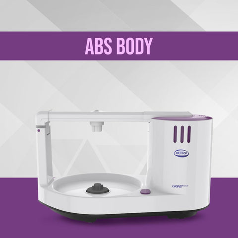 Ultra Grind+ Gold 2 Litre Table Top Wet Grinder - White | Fast Grinding Conical Stones, 150W Motor with 5 Years Warranty | AISI 304 Food-Grade SS Multi Utility Cylindrical Drum, Light Weight