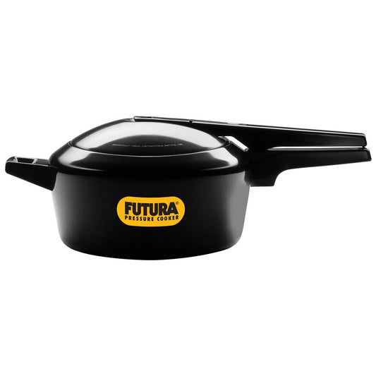 Hawkins Futura 4 Litre Pressure Cooker, Hard Anodised Pressure Cooker, Pan Cooker, Black (FP40)