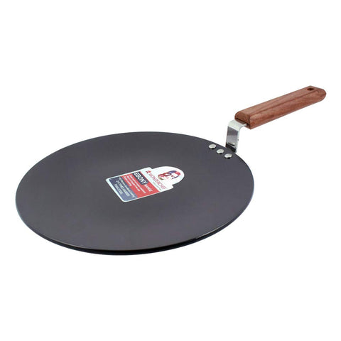 Wonderchef Ebony 25cm Roti Tawa | Hard-Anodized Aluminium, Non-Stick