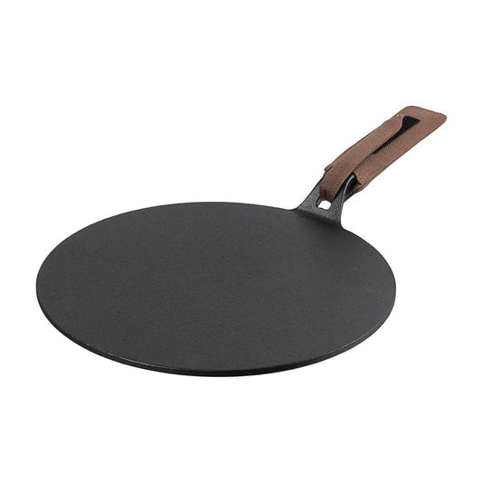 Vinod Legacy Pre-Seasoned Cast Iron Flat Multi Tawa 30 cm | Naturally Stick Free Pure Surface | Healthy Cooking Roti, Chapati, Dosa & Paratha | Chemical Free | Gas Compatible | Heavy Duty