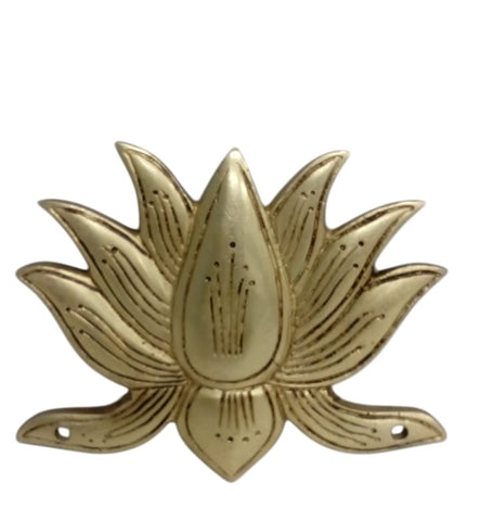 Brass Lotus Wall Hanging for Wall Door, Lotus Flower for Decoration