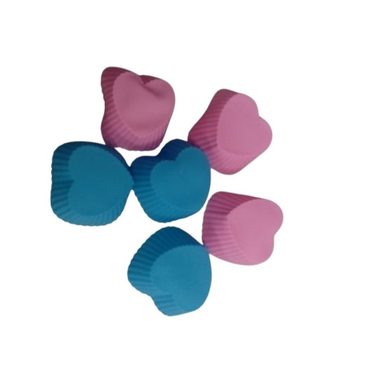 6-Piece Silicone Cake Mold Set | Non-Stick, Heat Resistant Baking Moulds for Cupcakes, Muffins & Desserts
