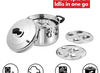 Vinod Classic Stainless Steel Idli Maker Cooker - 6 Plates (24 IDLY)