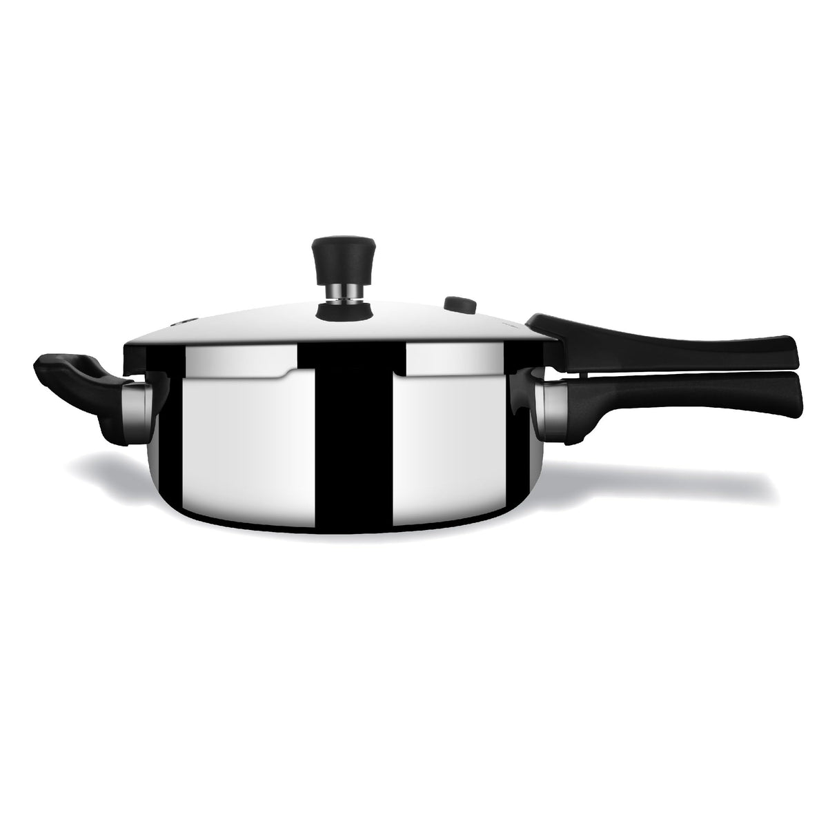 Stahl Xpress Cooker Triply Pressure Cooker Pan, Induction Cooker, Outer Lid Pressure Cooker 3.5 L, Induction & Gas Stove Compatible, 5 Years Warranty