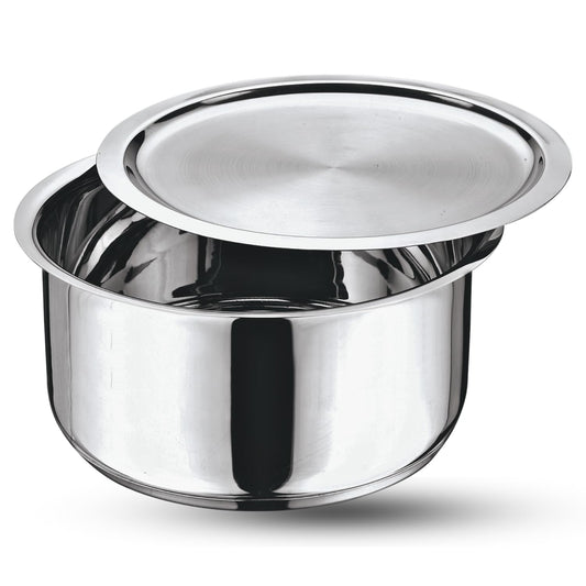 Vinod 21cm Stainless Steel Tope with Lid - Durable, 2Yr Warranty