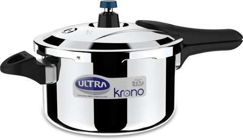Ultra Triply Krono 5.5 Litre SS Pressure Cooker | 5 Yr Warranty