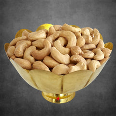 Nutristar Brass Fruit Bowl – Lotus Shape Decorative Brass Bowl for Gifts & Home
