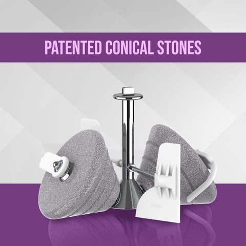 Ultra Grind+ Gold 2 Litre Table Top Wet Grinder - White | Fast Grinding Conical Stones, 150W Motor with 5 Years Warranty | AISI 304 Food-Grade SS Multi Utility Cylindrical Drum, Light Weight