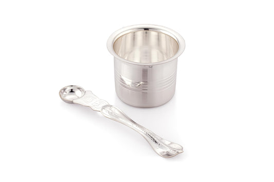 SILVERGLOW PANCH PATRA SET