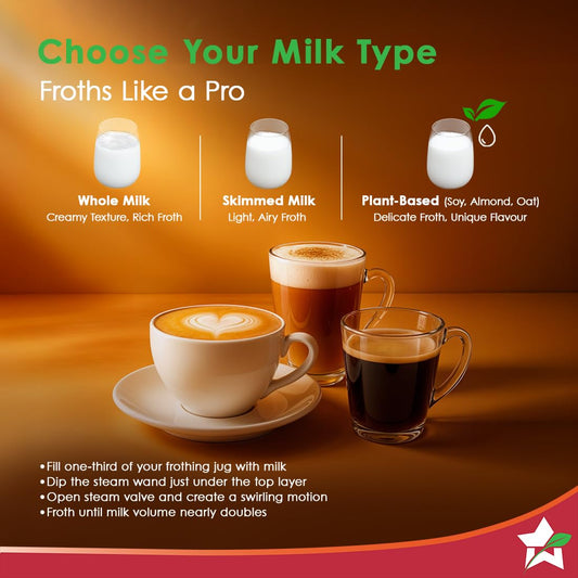 Wonderchef Regalia Semi-Automatic Espresso Machine & Coffee Grinder, 20-bar Pressure, Café-Style Espresso with Freshly Ground Beans, Hot & Cold Brew, 20 Grinding Options, Perfect Gift, 2-Yr Warranty