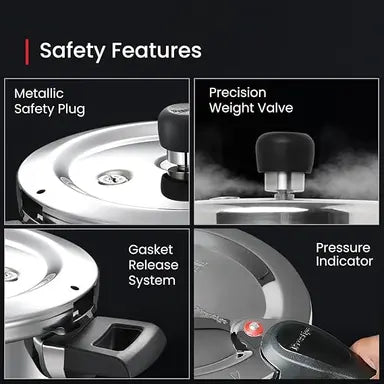 5 LTRS TRIPLY SVACHH (20703) - PRESSURE COOKER - PRESTIGE